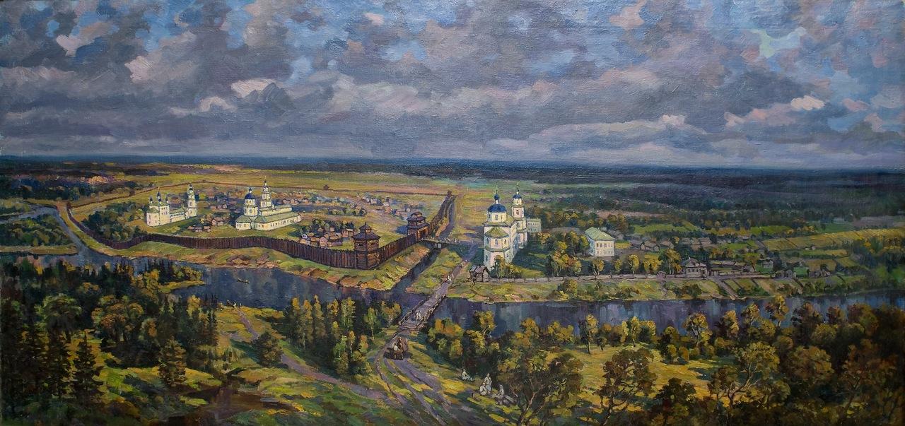 Царёв город на Кокшаге. Конец XVIII века (реконструкция)