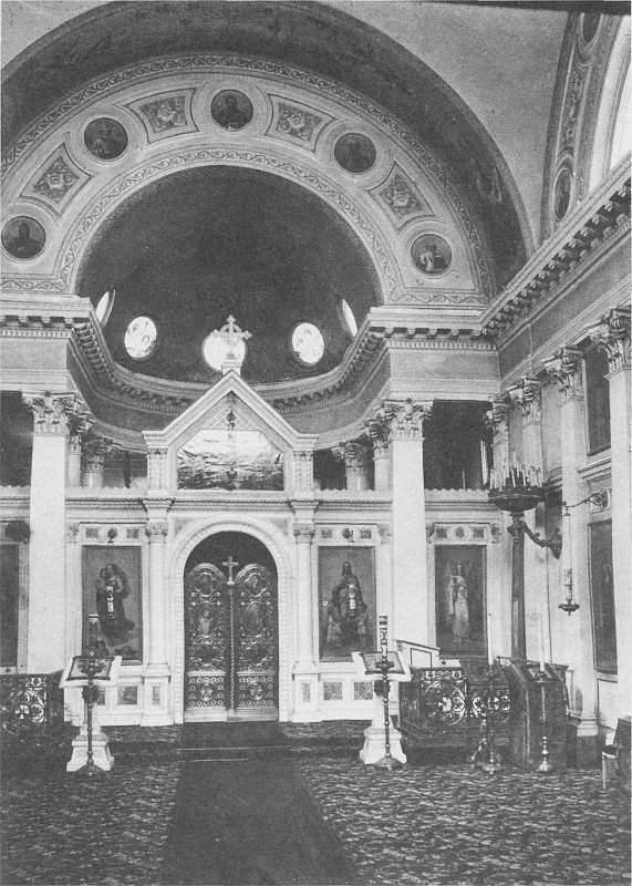 Иконостас церкви св. Георгия Победоносца при Главном штабе.
Фото 1890-х годов