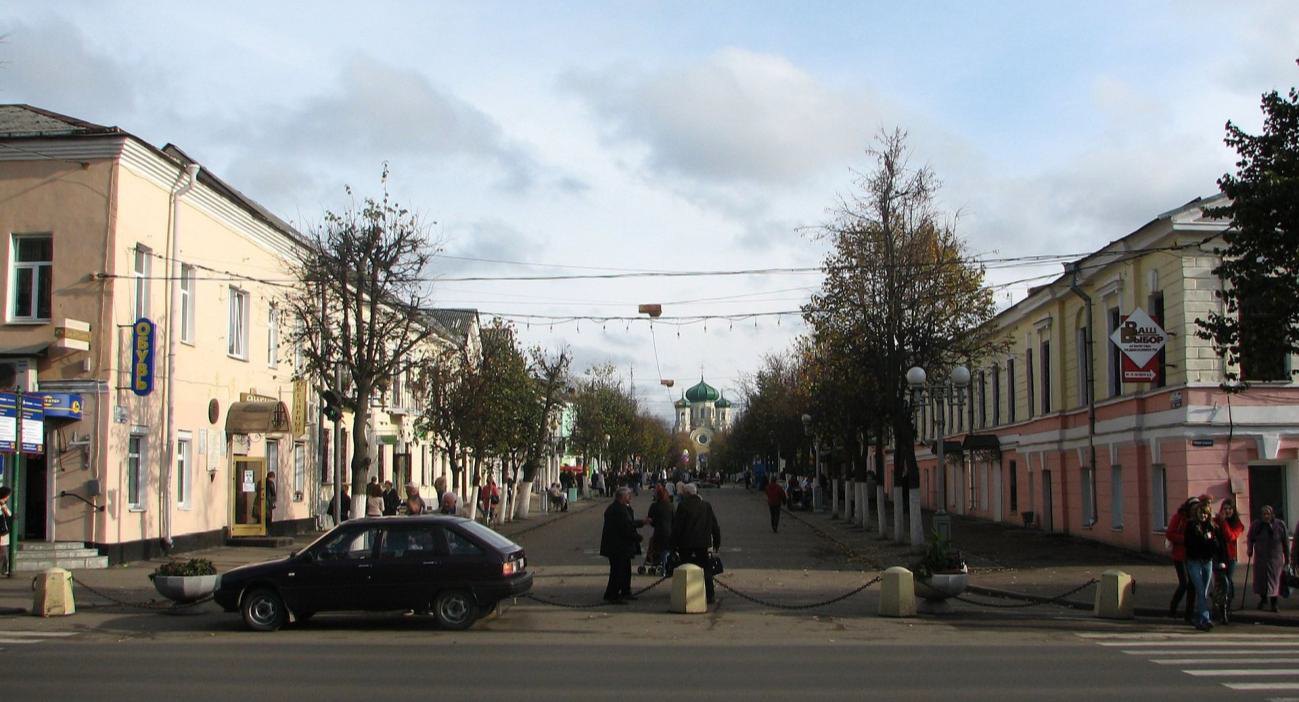 Улица Соборная. Фото 2007 года