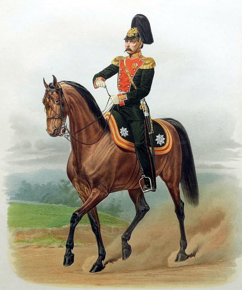 Штаб-офицер лейб-гвардии Преображенского полка. К.К. Пиратский. 1865 год