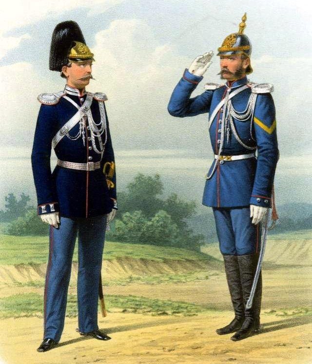 Губарев П.К. Парадная и походная форма жандармских команд. 1872