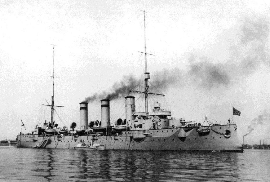 Крейсер «Олег» в 1913 году