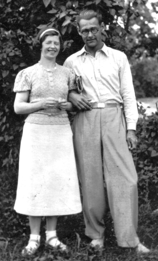 А.Ф. Брядов с женой