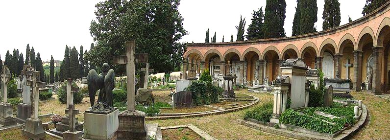 Кладбище Аллори во Флоренции, на котором покоится знаменитый русский путешественник, уроженец Гатчины Петр Александрович Чихачёв
